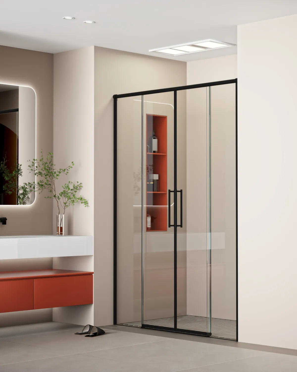 Shower door