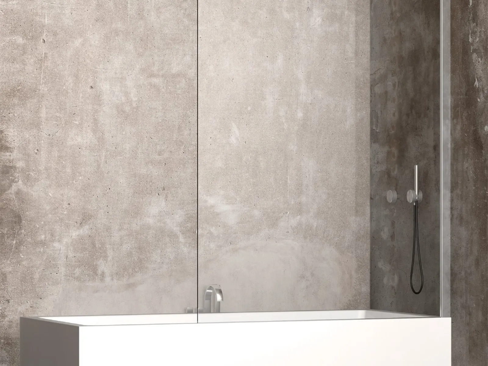 Fixed Panel for Bathtub KUV1