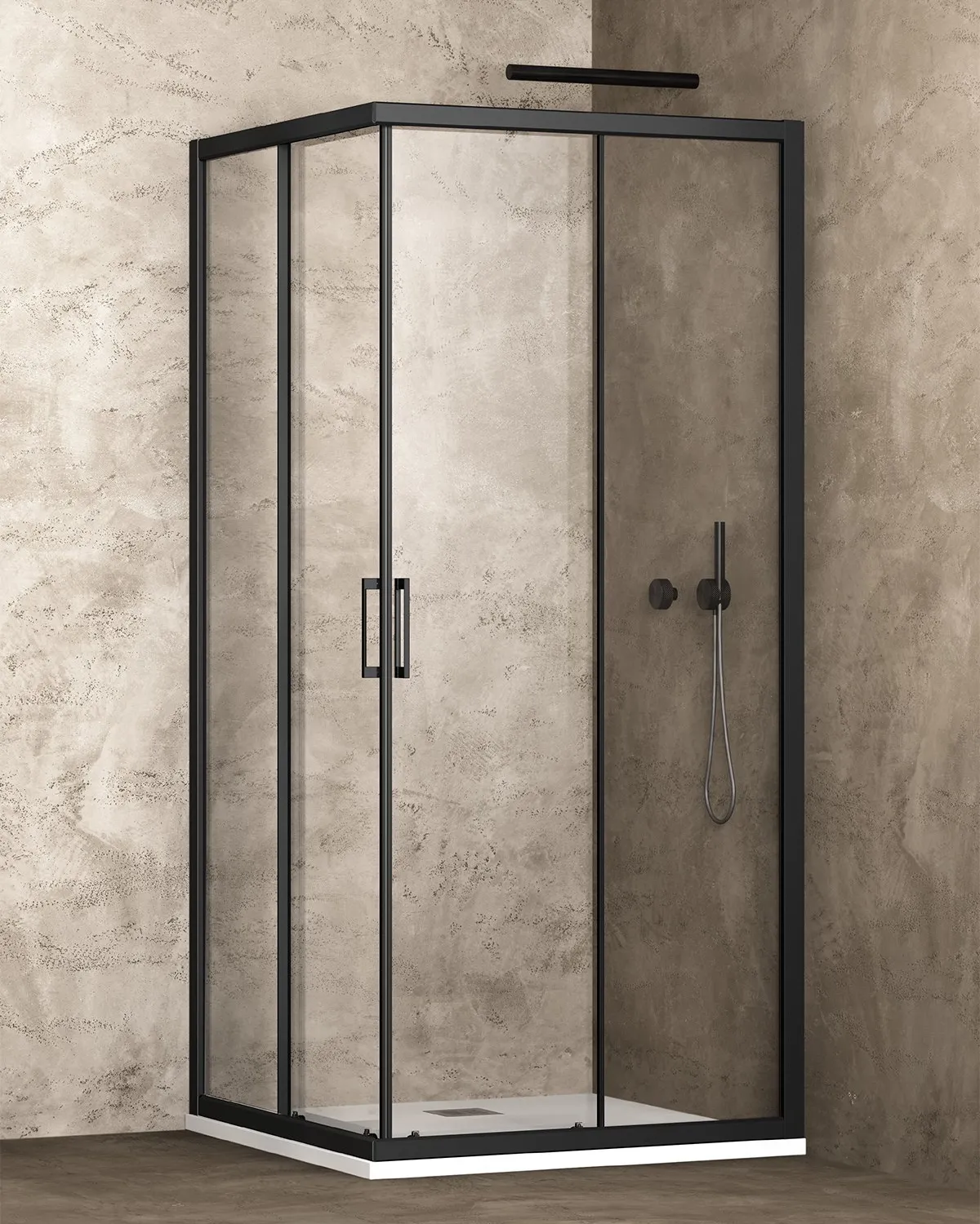Corner enclosure