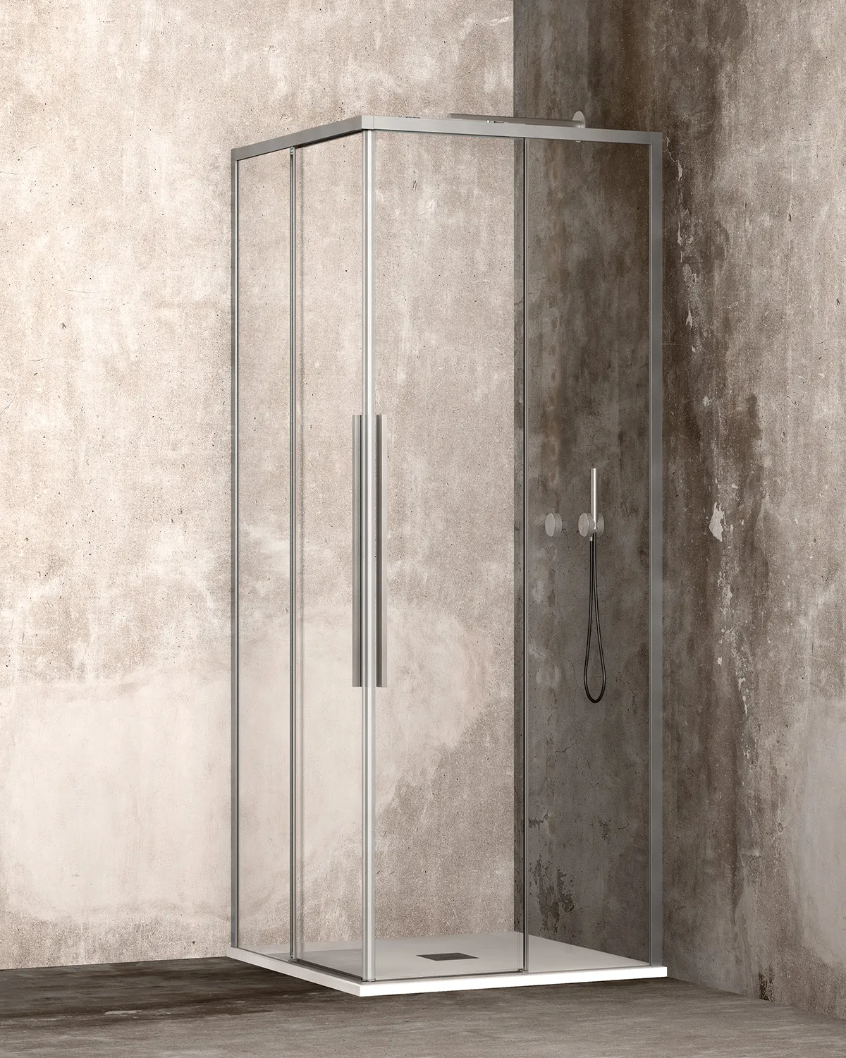 Corner enclosure