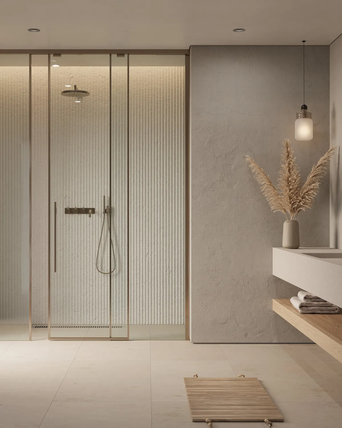 Ceiling-fixed partition door