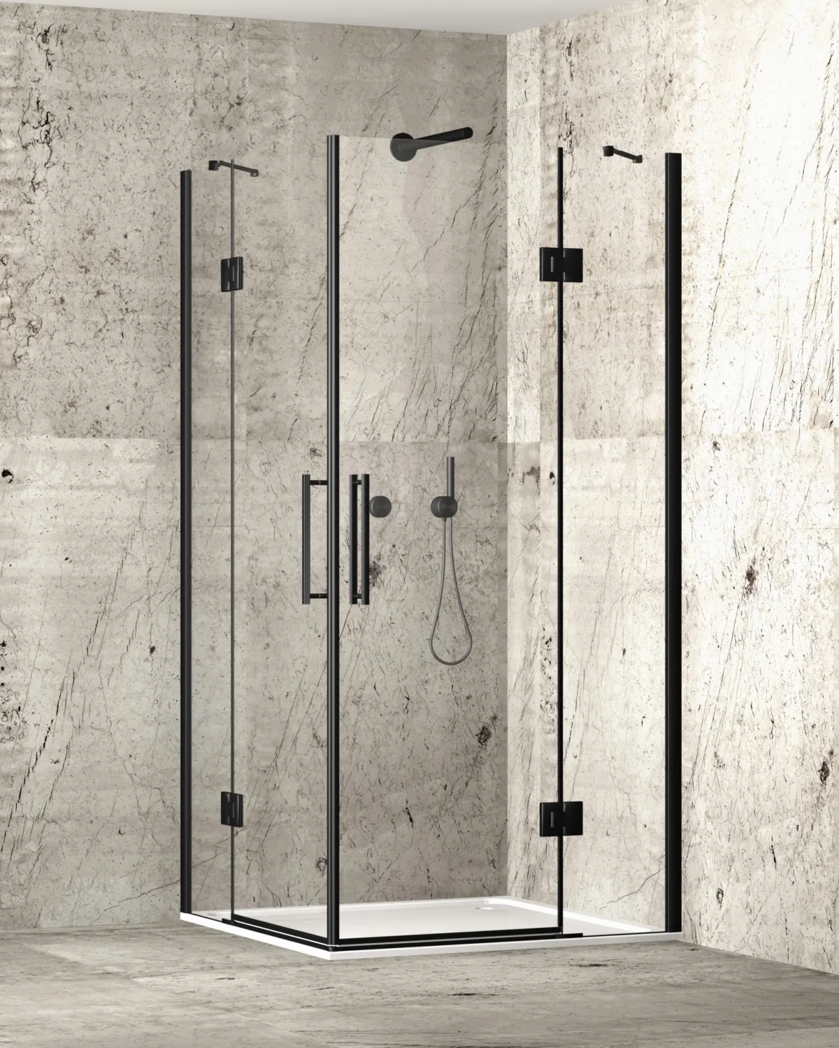 Corner enclosure